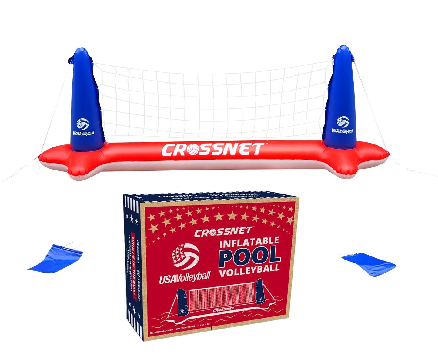 USAV x CROSSNET Inflatable Volleyball Net - CROSSNET