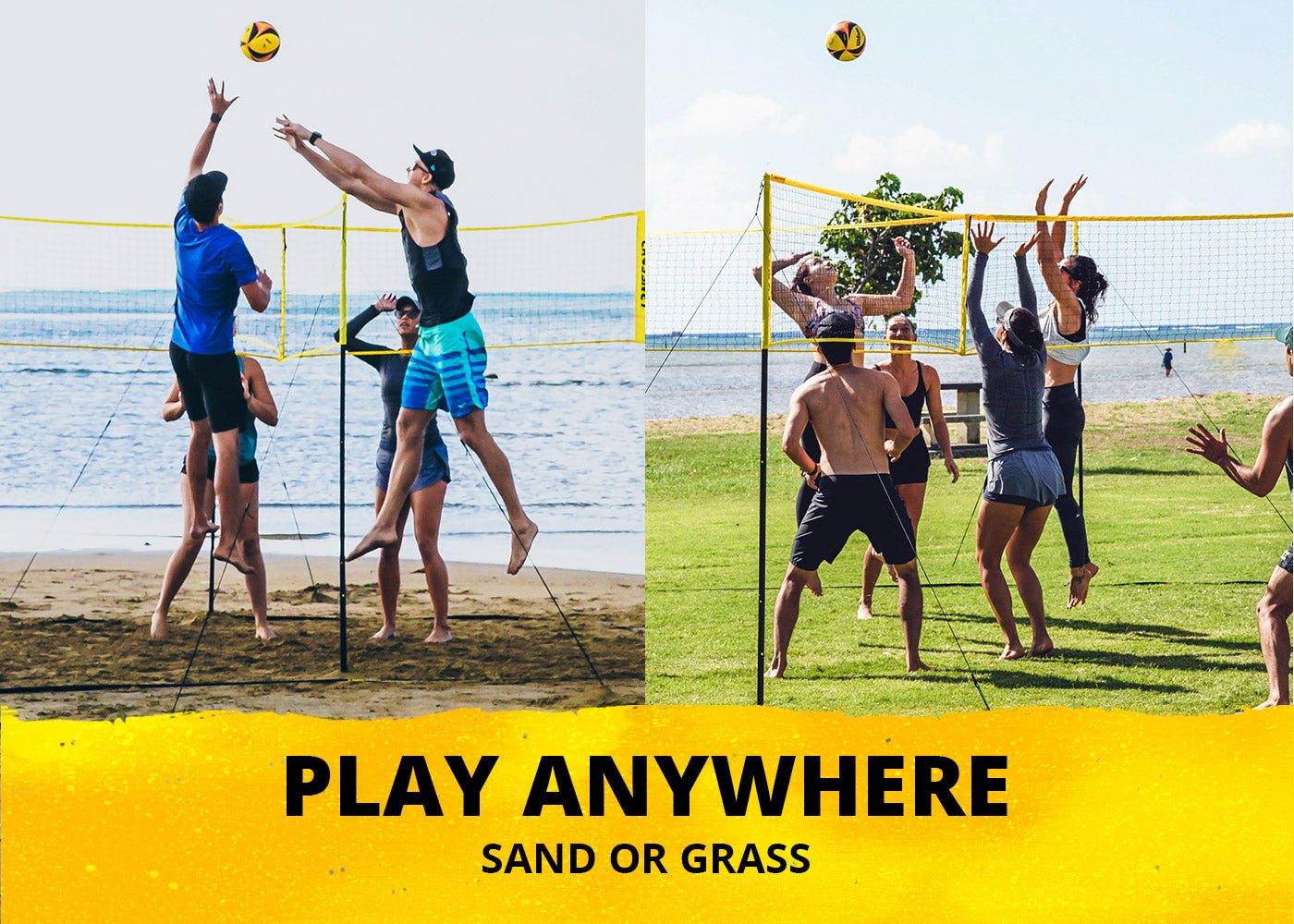 CROSSNET, Four Square Volleyball Net